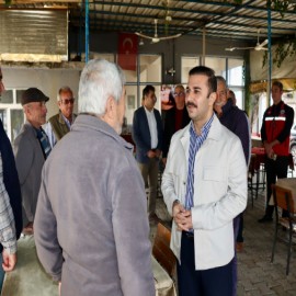 Koçarlı Kaymakamı Taşkın, Güdüşlü Mahallesi’nde vatandaşlarla buluştu