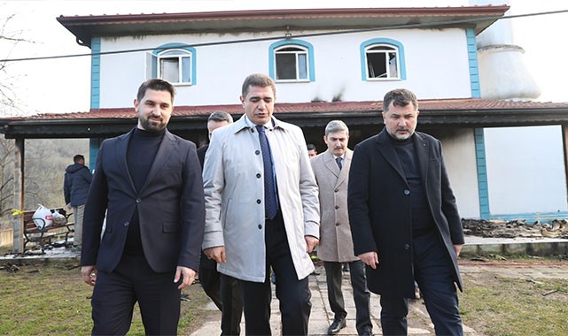 Vali Selçuk Aslan: Yanan cami yeniden inşa edilecek!