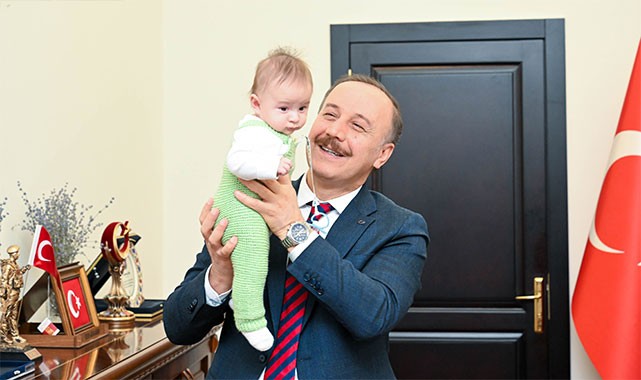 Vali Erin, makamında en özel misafirini ağırladı!