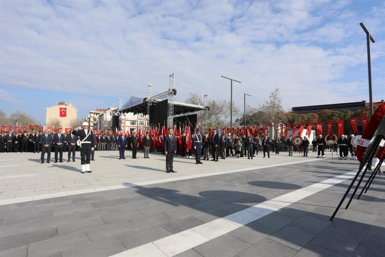 Çanakkale Zaferi'nin 109. yılı kutlandı;