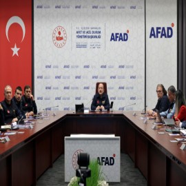 AFAD Başkanı Pehlivan, 81 il müdürü ile görüştü