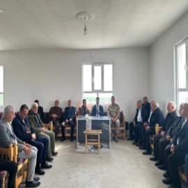 Kaymakam Kılıç’tan SYDV Müdürü Güngören’e taziye ziyareti