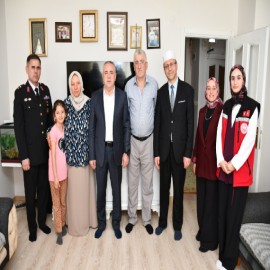 Kaymakam Çelik, Şehit ailesini yalnız bırakmadı