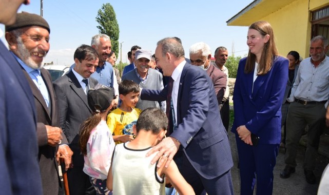Köyleri ziyaret ederek ihtiyaçları yerinde tespit etti