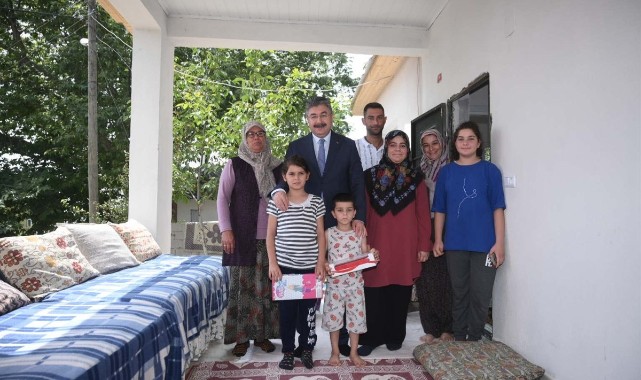 Şehit ailesinin rüyasını gerçekleştirdi