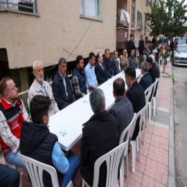 Kıbrıs gazisine taziye ziyareti