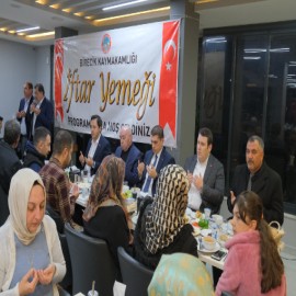 Kaymakam Gürbüz’den şehit ve gazi yakınlarıyla anlamlı iftar