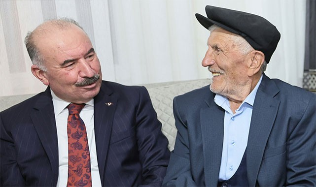 Vali Çalgan’dan örnek aileye anlamlı ziyaret: 63 yıllık birliktelik, dört kuşak bir arada