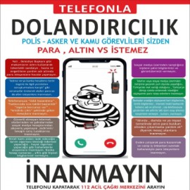 Valilikten madde madde dolandırıcılık uyarısı