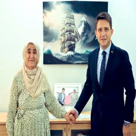 Kaymakamı mutlu eden fotoğraf karesi