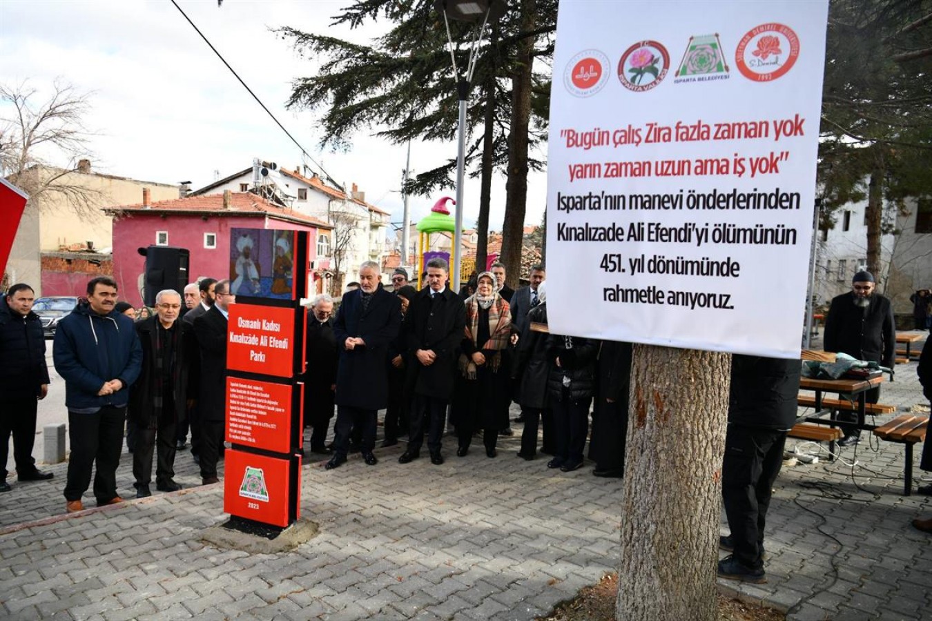 Kınalızâde Ali Efendi’nin adı parkta yaşayacak