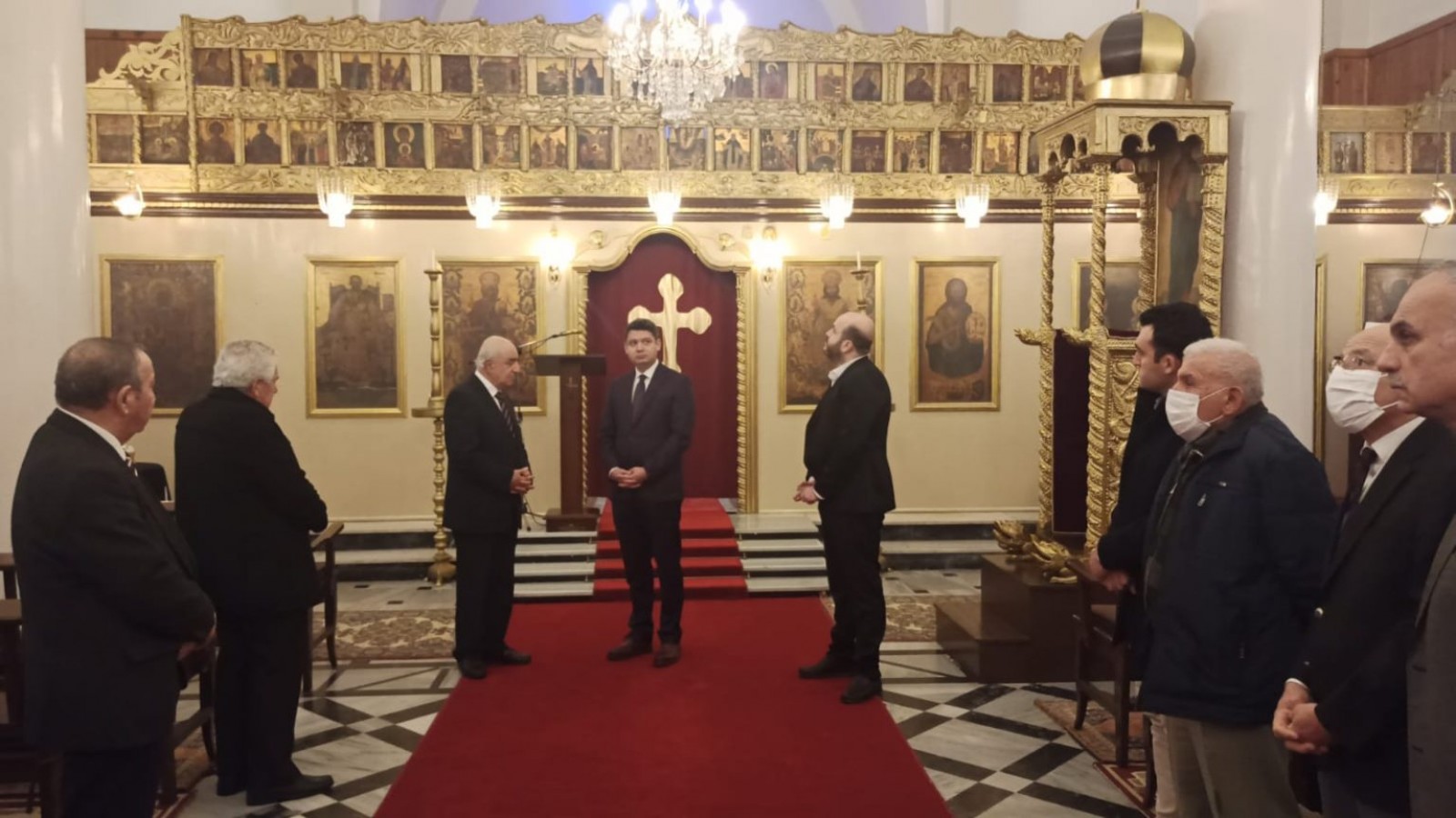Kaymakamdan kiliseye ziyaret