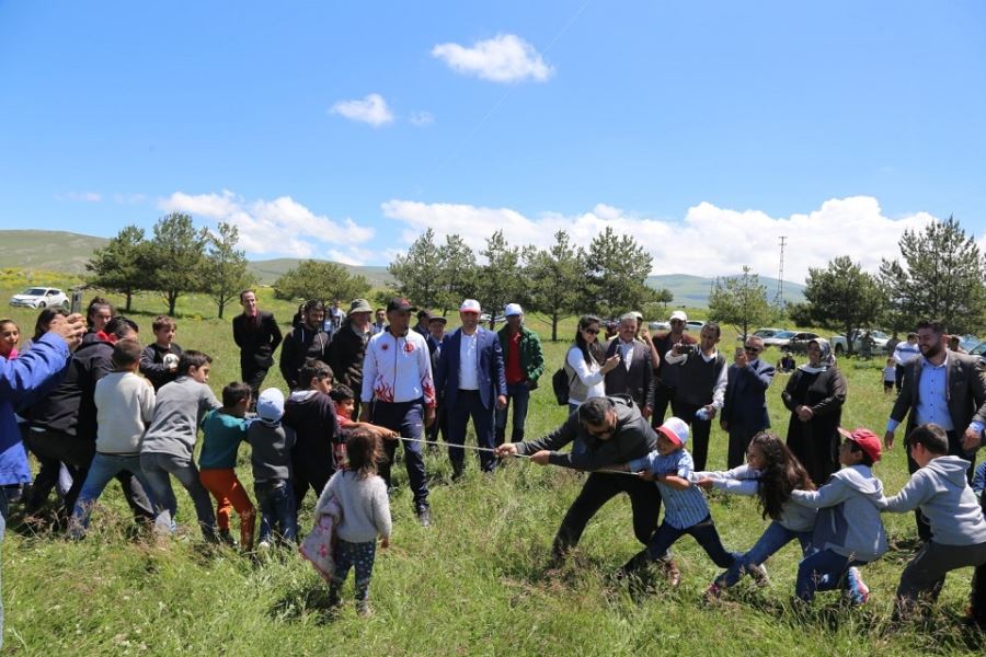 Çıldır Gölü'ndeki Akçakale Adası'nda 'Uçurtma Şenliği';