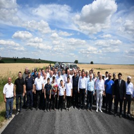 Edirne'de kırsal yollar yenileniyor