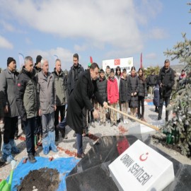 Orman şehitlerinin ismi hatıra ormanında yaşayacak