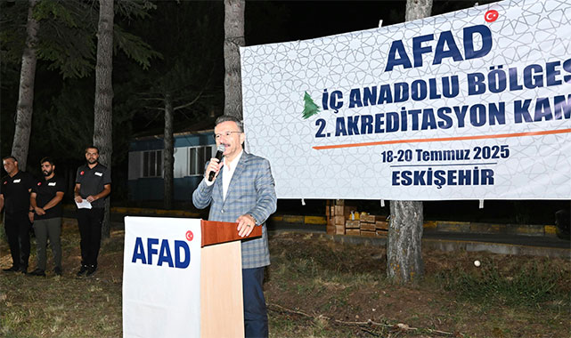 İç Anadolu'nun arama kurtarma gücü Eskişehir'de toplandı;