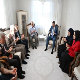 Validen, şehit ailesine vefa
