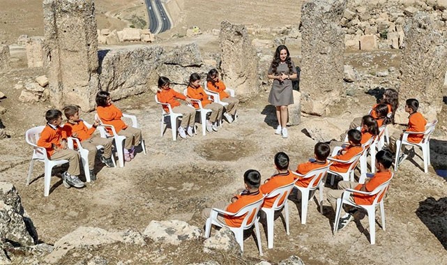 3 bin yıllık tarihi kale, öğrencilere ev sahipliği yaptı