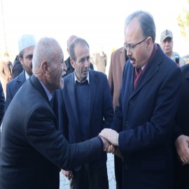 Vali Kızılkaya vefat eden şehit annesi için taziye ziyaretinde bulundu