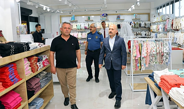 Vali Varol'dan şehir esnafına övgü dolu sözler;