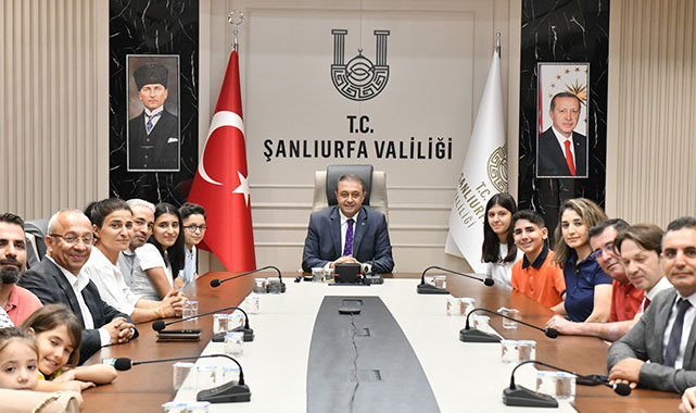 Vali Şıldak, Şanlıurfa'nın gururu LGS birincilerini ağırladı;