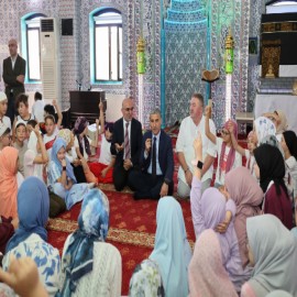 Vali Naci Aktaş, Yaz Kur’an Kursu öğrencileriyle bir araya geldi