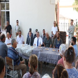 Vali Elban, yangın bölgelerinde inceleme yaptı