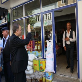 "Arı gibi çalışkan esnafımızla buluştuk"