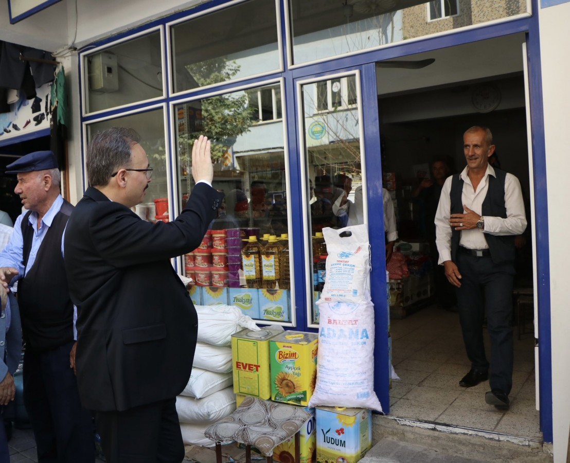 "Arı gibi çalışkan esnafımızla buluştuk"