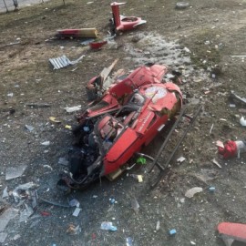 Muğla'da hastaneye çarpan helikopter düştü: