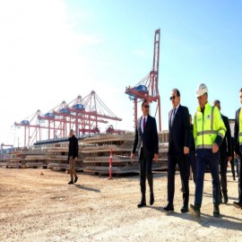 Mersin Limanı'nda genişletme çalışmaları sürüyor