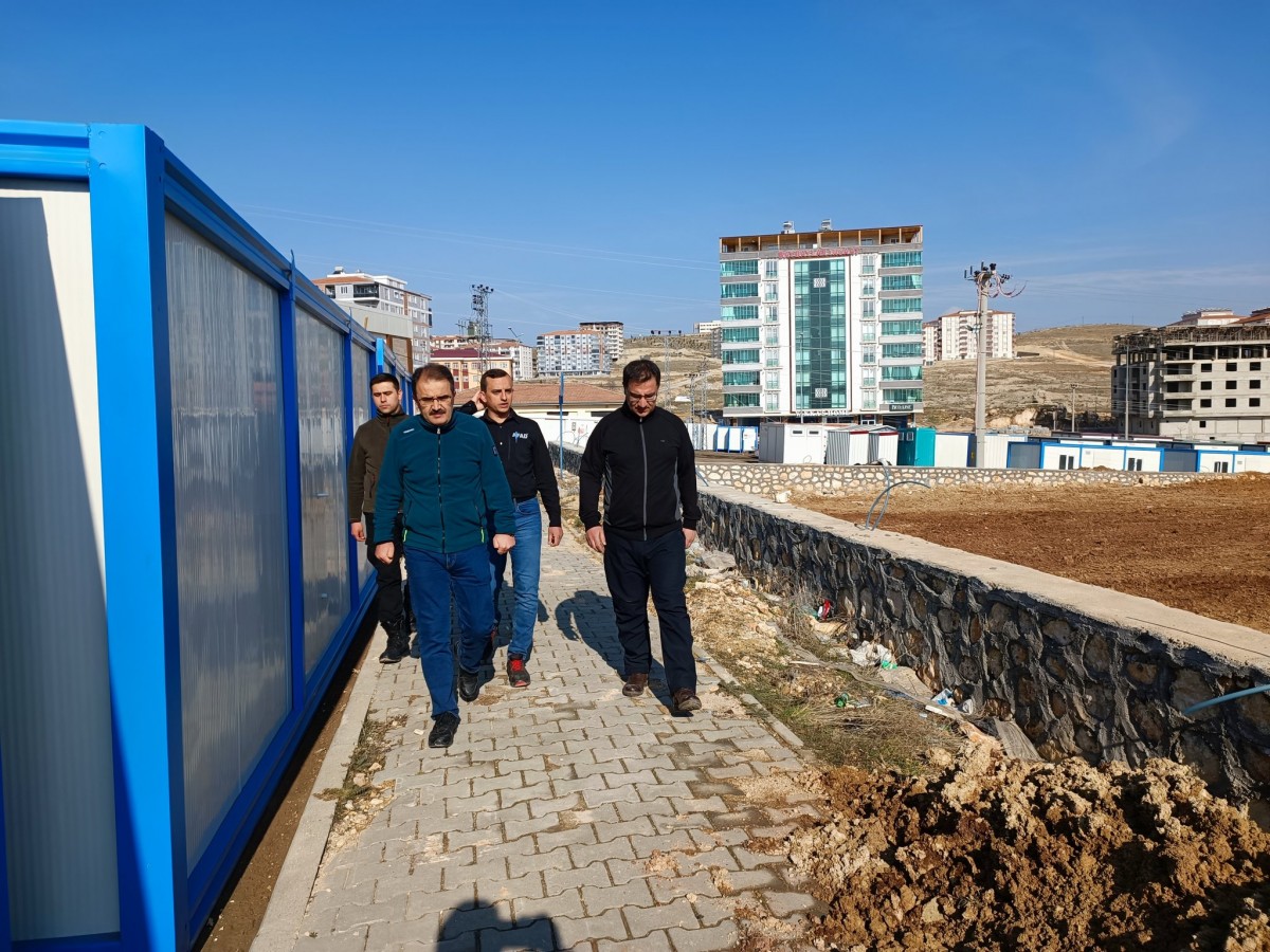 Besni’ye 546 konteynerlik kent kuruluyor