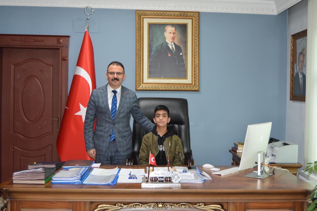 Kaymakamlık hayalleri öğrenci iken gerçekleşti;