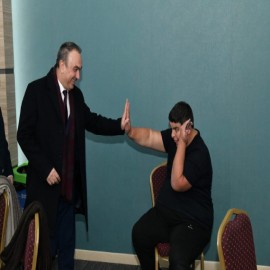 Engelli vatandaşlar ve ailelerinin iftar sevinci paylaştı