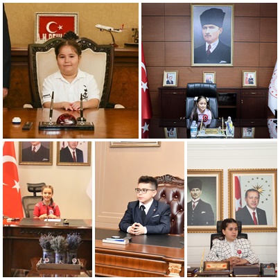 Geleceğin valilileri, makam koltuklarında;