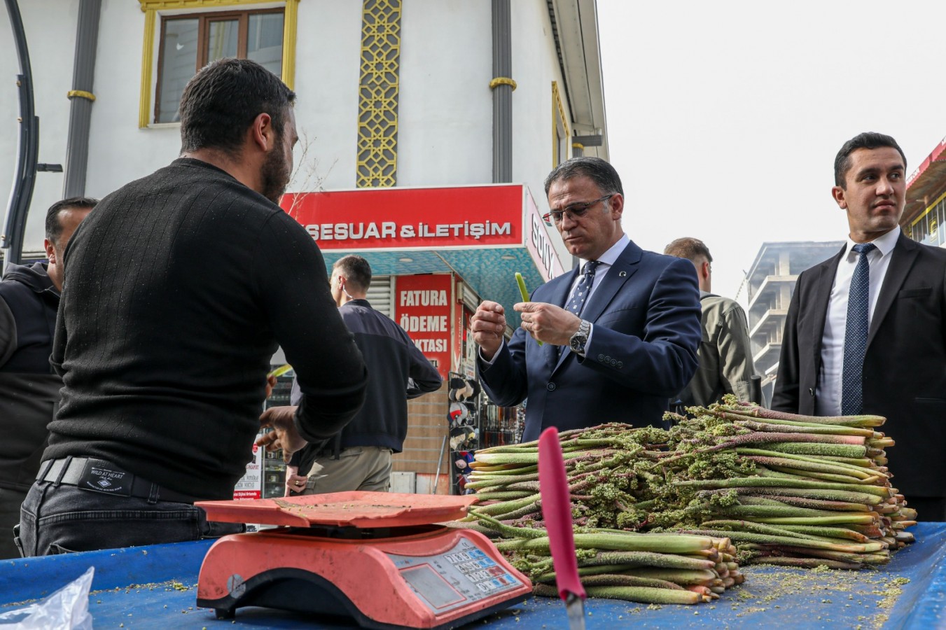 Yayla muzunun tadına baktı