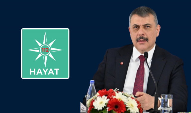 Bakan Çiftçi,  "HAYAT 112" uygulamasının logosunu tek tek izah etti