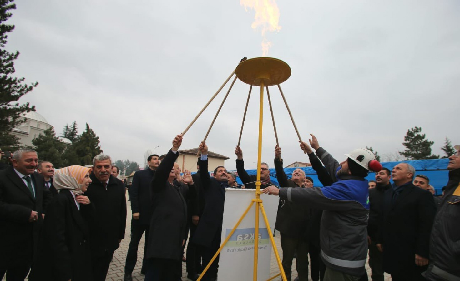Hamamözü’nde doğalgaz sevinci