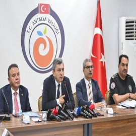 Turizm güvenliği için düğmeye basıldı