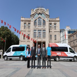 Aksaray'da evde bakım hizmetleri için yeni araçlar hizmete alındı