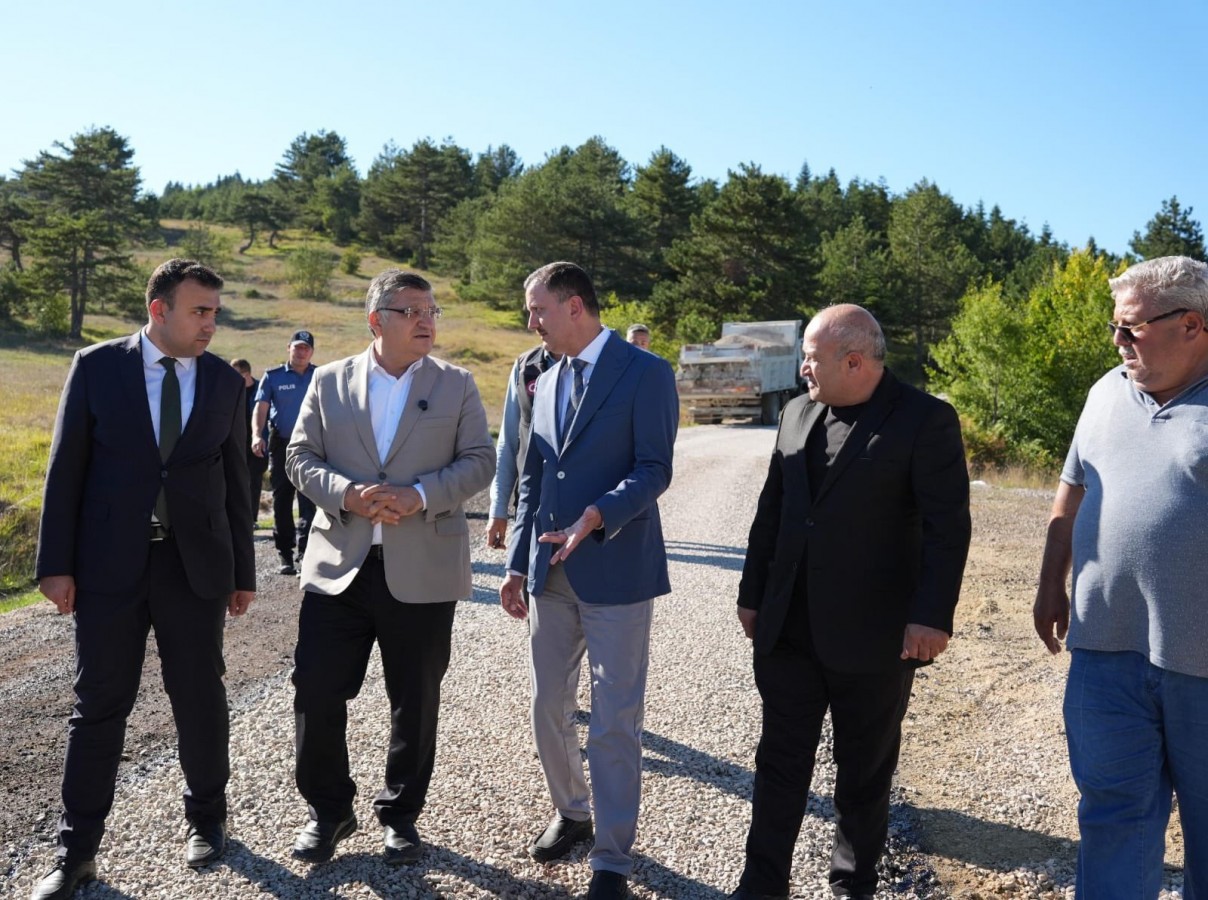 Sinop'ta 230 km köy yolu asfaltlandı;