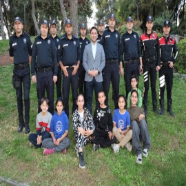 Kaymakam Şahin, huzur denetimlerine katıldı