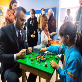 Öğrenciler 'akıl ve zeka oyunları' sınıfına kavuştu