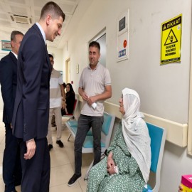 Kaymakam, hastanede talep ve ihtiyaçları dinledi