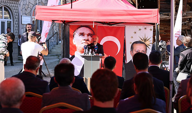 Çorum'da şehit ailesinin evi yenilendi;