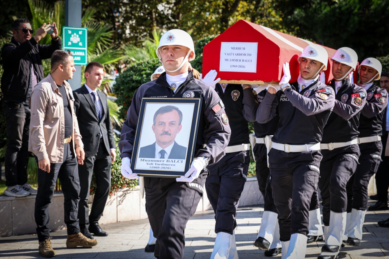 Hayatını kaybeden Vali Yardımcısı Balcı’ya hüzünlü veda