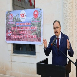 "Siirt’i tarımda daha güçlü bir noktaya taşıyacağız"