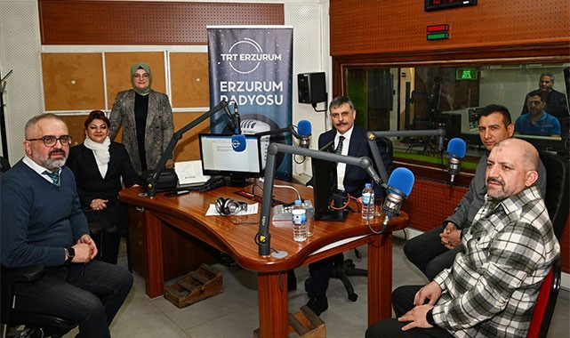 Vali Çiftçi, Erzurum'un güzelliklerini TRT radyosuna anlattı!