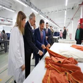 Vali Masatlı’dan Hateks tesislerine ziyaret