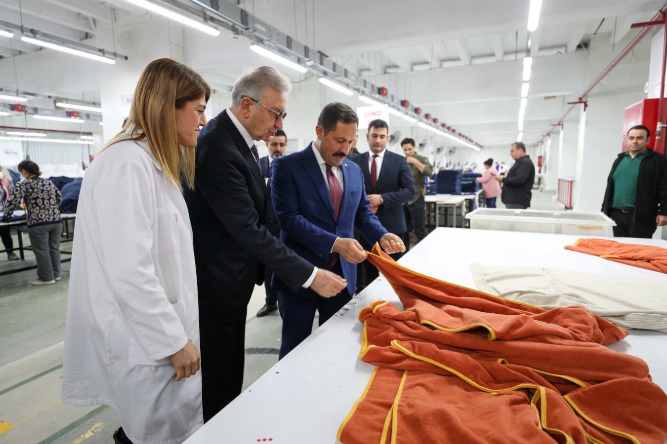 Vali Masatlı’dan Hateks tesislerine ziyaret